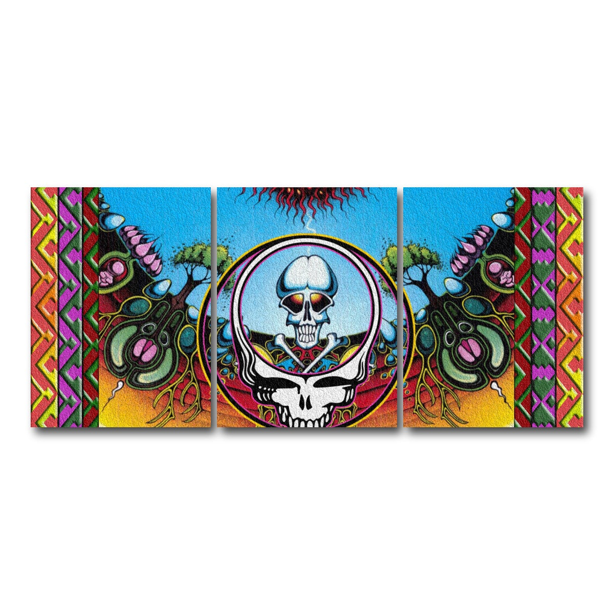 AUTO-MOCKUP WHITE | Grateful Dead | 3 Piece | Gallery Wrap Canvas | group=18x24