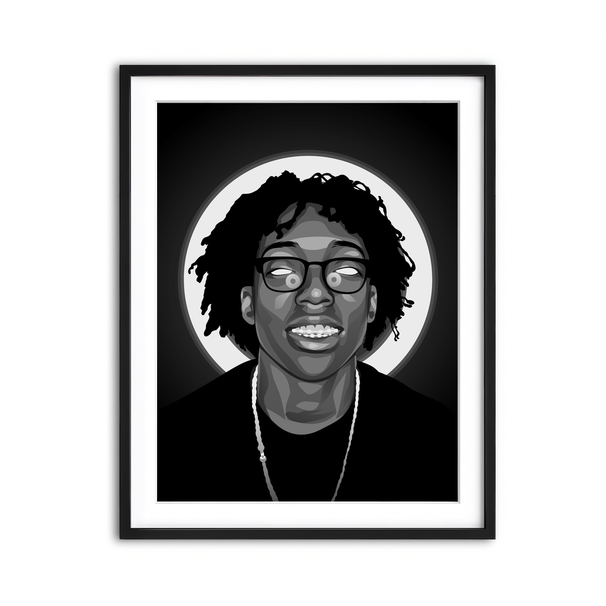 Framed Print 3x4 Black