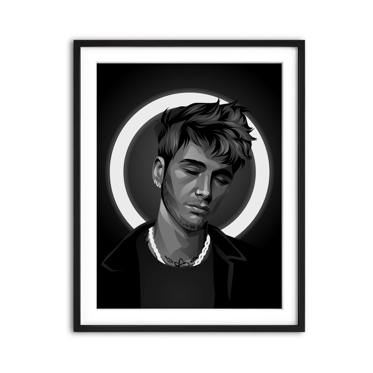 Framed Print 3x4 Black