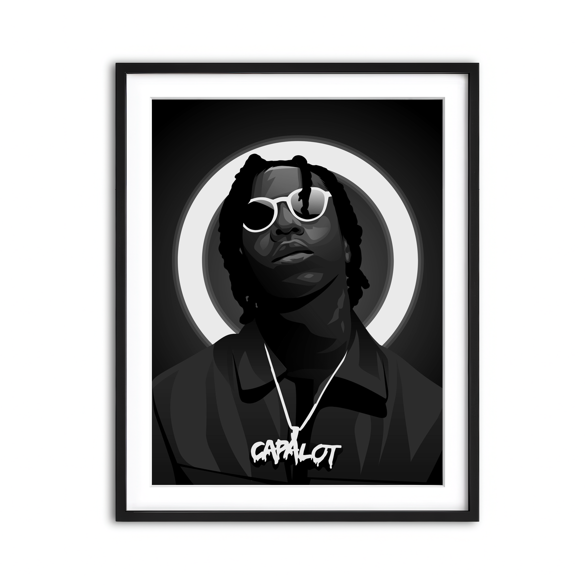 Framed Print 3x4 Black