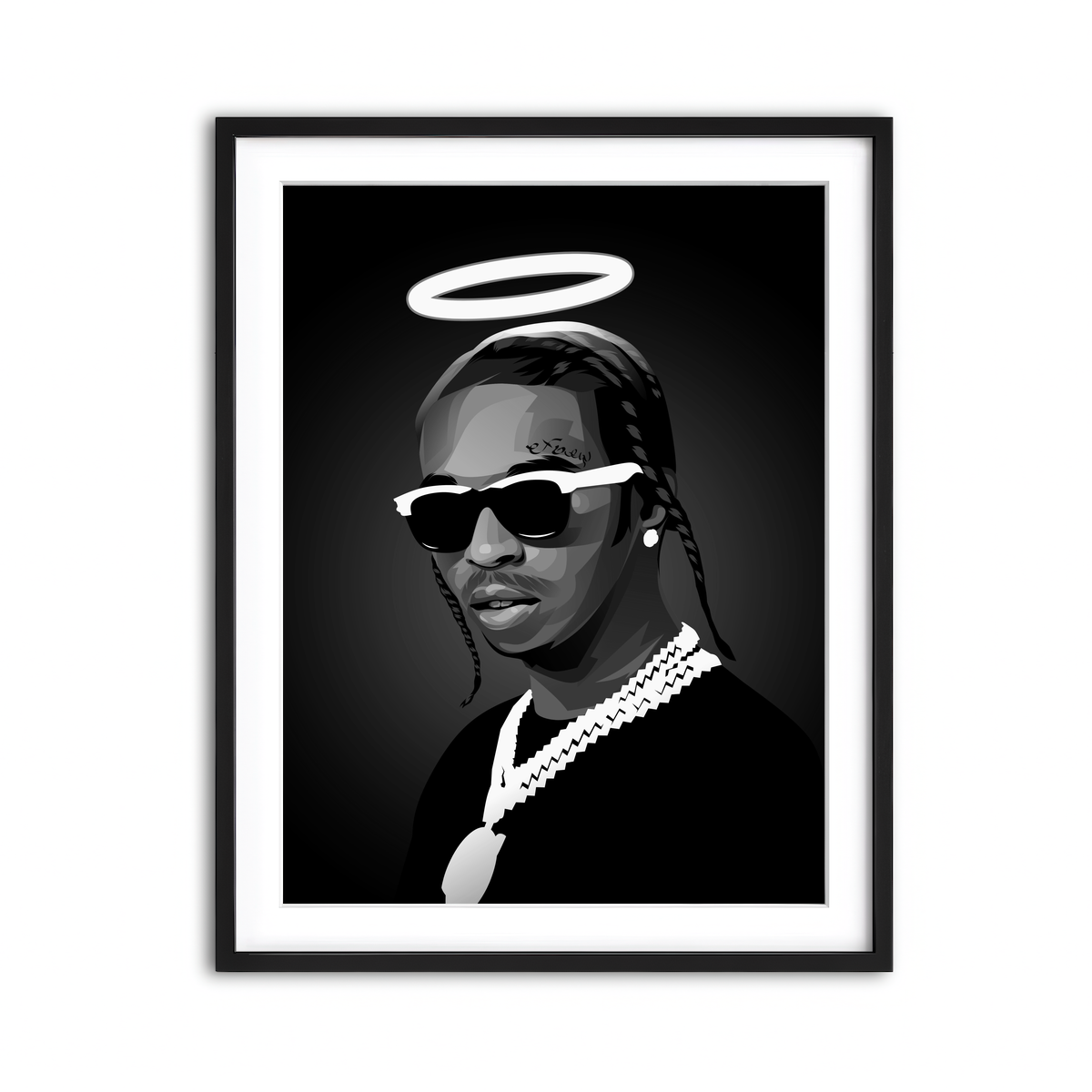 Framed Print 3x4 Black