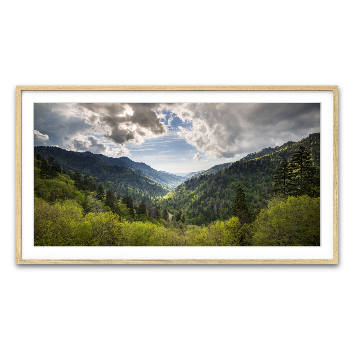 Framed Print 2x1 Natural