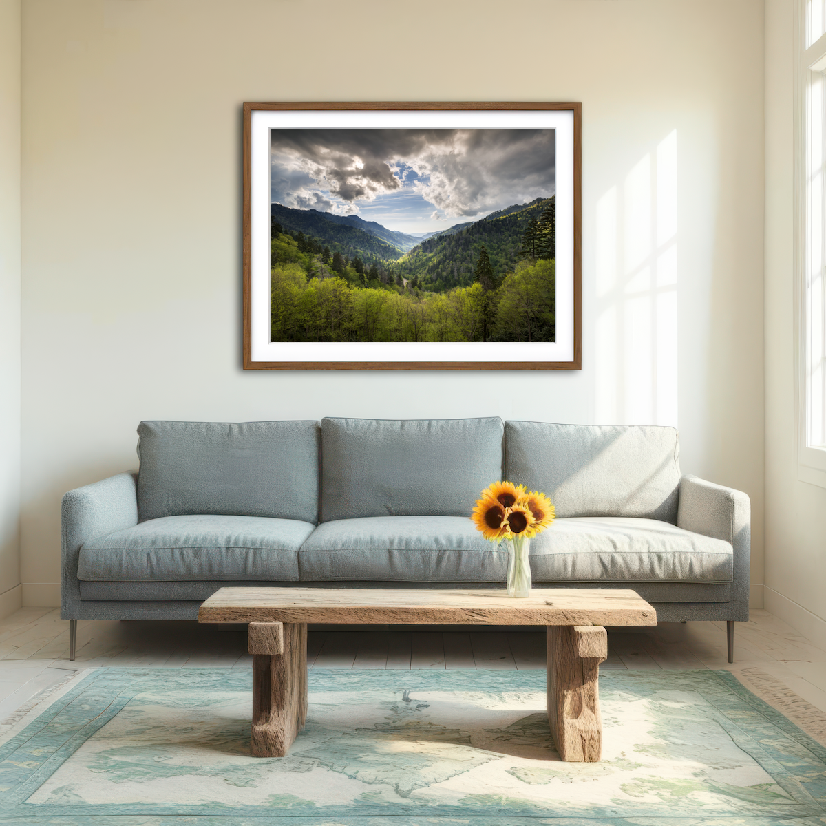 AUTO-MOCKUP ROOM | Great Smoky Mountains National Park Wall Art