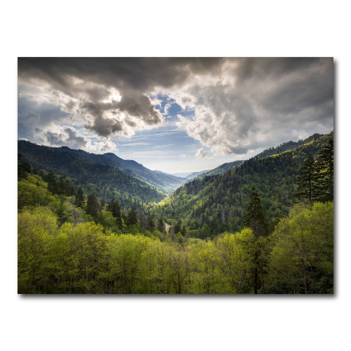 AUTO-MOCKUP WHITE | Great Smoky Mountains National Park | 1 Piece | Gallery Wrap Canvas | group=4x3