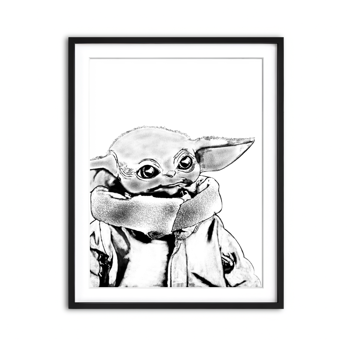 Framed Print 3x4 Black