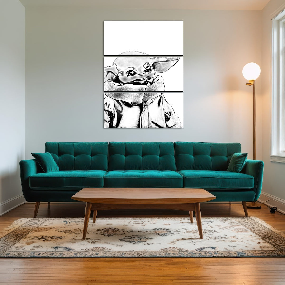 AUTO-MOCKUP ROOM | Grogu Sketch