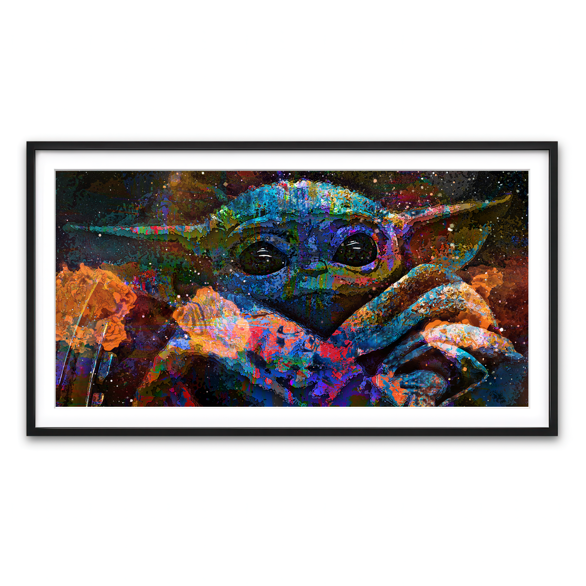 Framed Print 2x1 Black