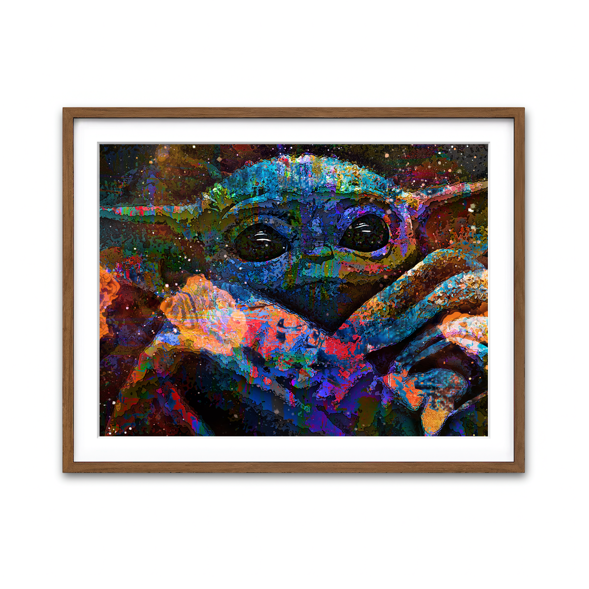 Framed Print 4x3 Walnut