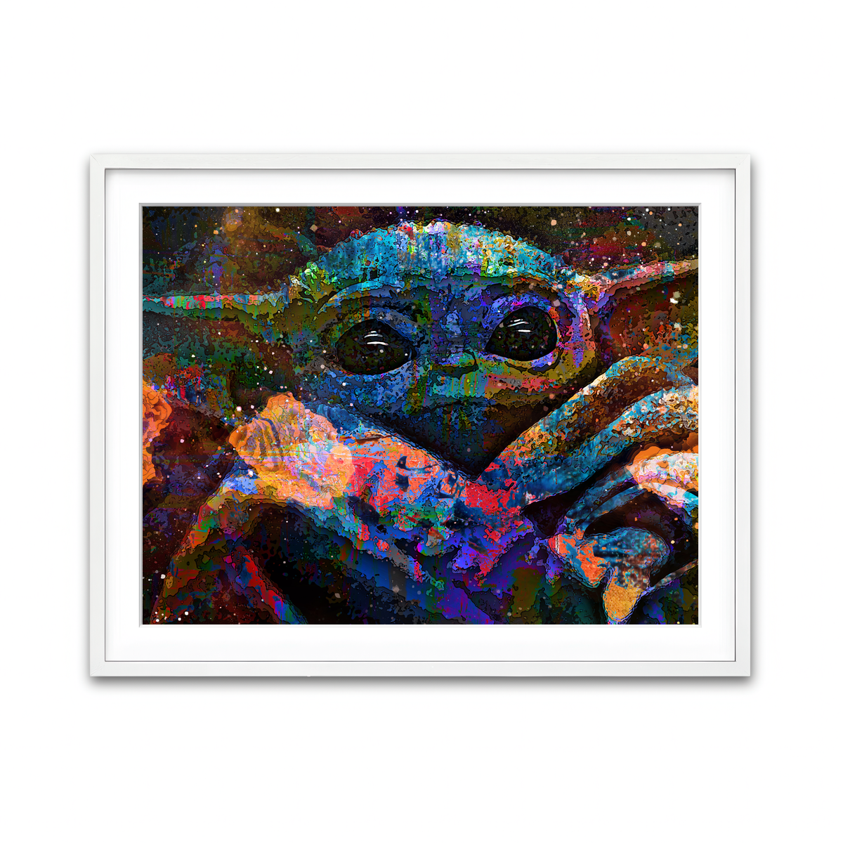 Framed Print 4x3 White