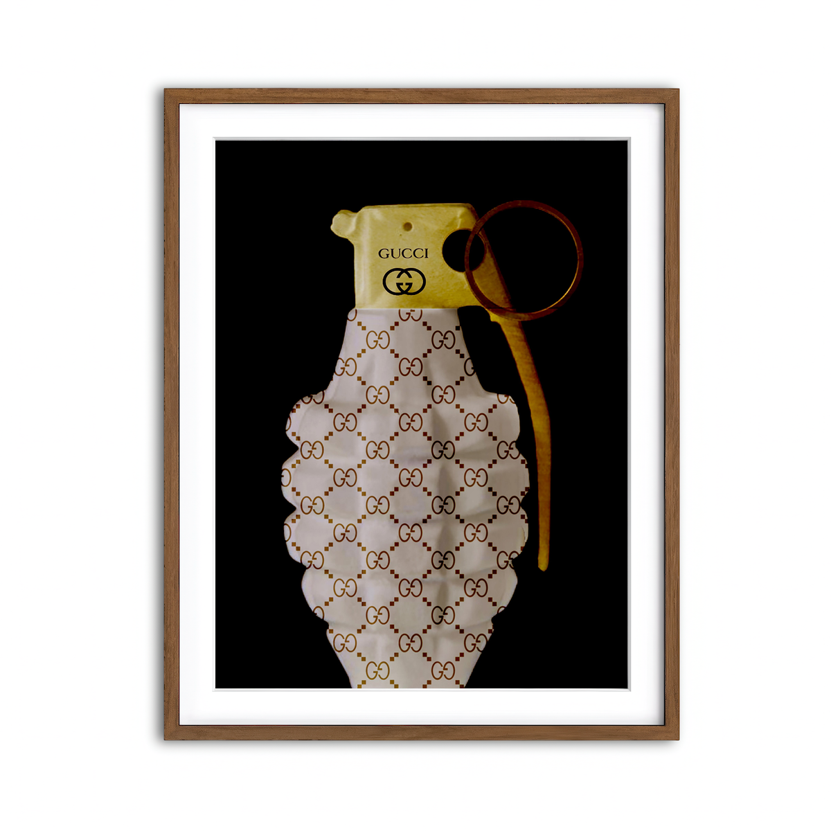 Framed Print 3x4 Walnut