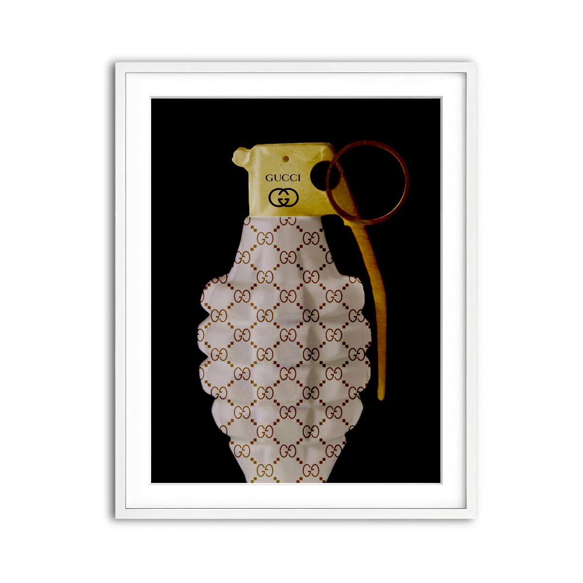 Framed Print 3x4 White