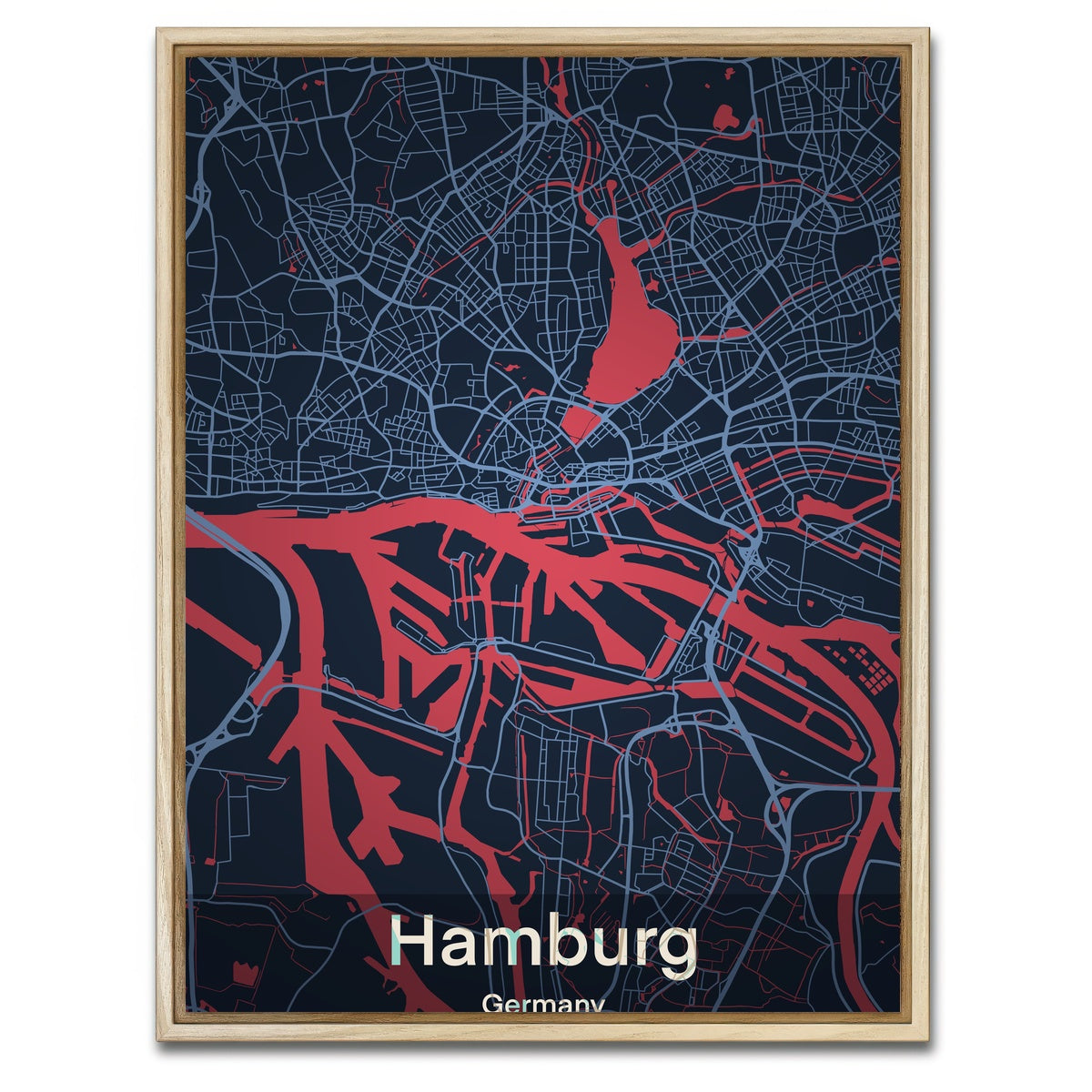 AUTO-MOCKUP WHITE | Hamburg | 1 Piece | Natural Framed Canvas | group=3x4