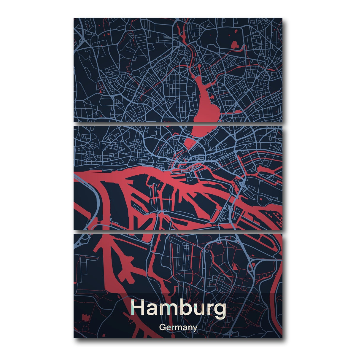 AUTO-MOCKUP WHITE | Hamburg | 3 Piece | Gallery Wrap Canvas | group=12x24_stacked
