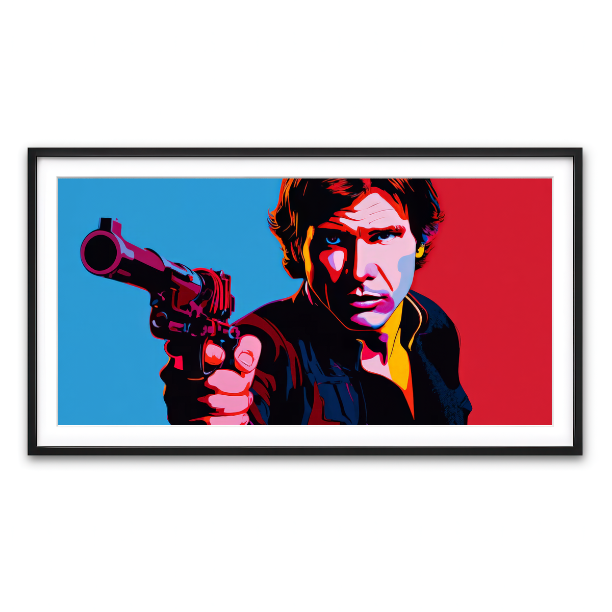 Framed Print 2x1 Black