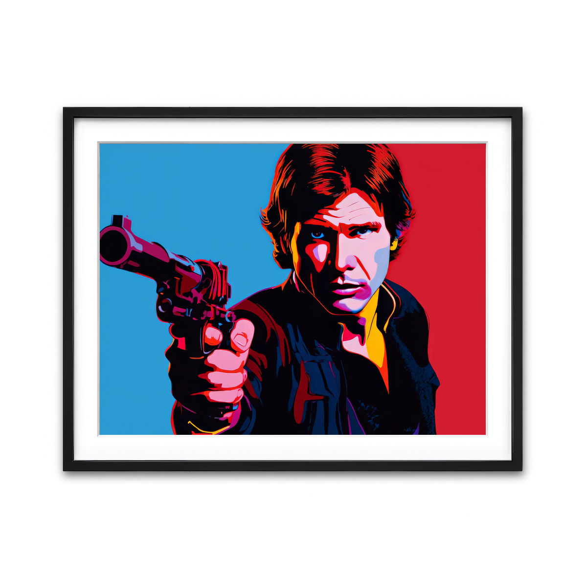 Framed Print 4x3 Black