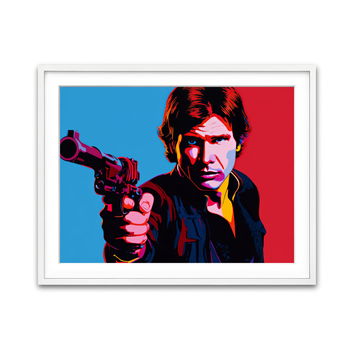 Framed Print 4x3 White