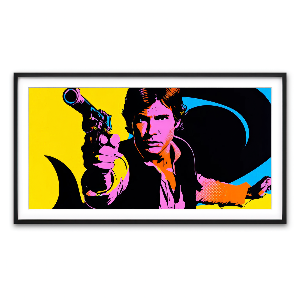 Framed Print 2x1 Black