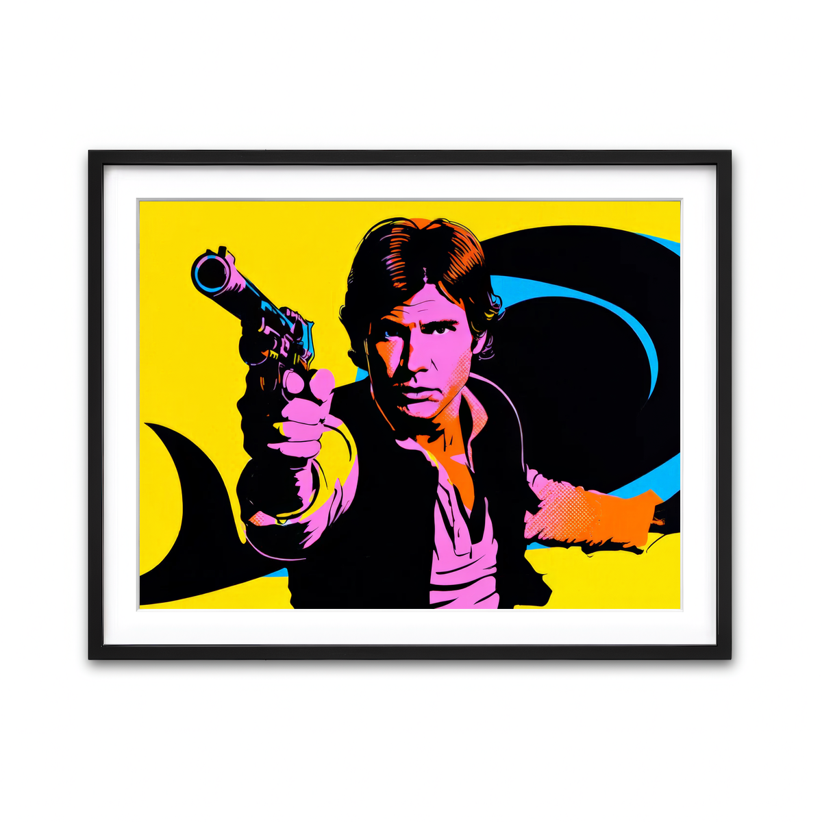 Framed Print 4x3 Black