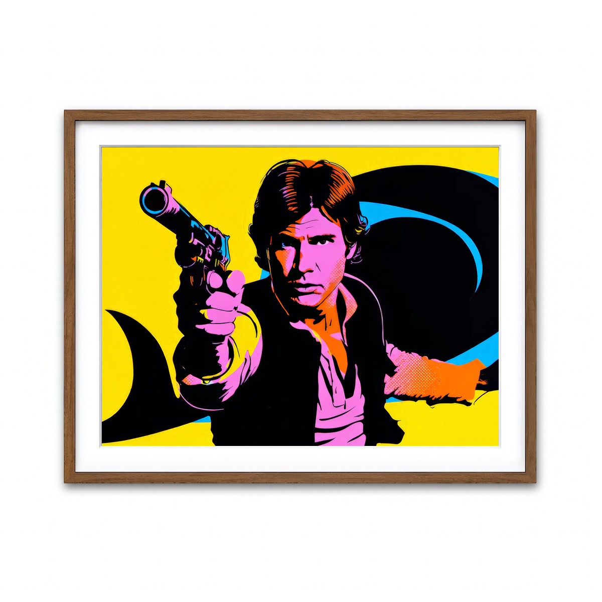 Framed Print 4x3 Walnut