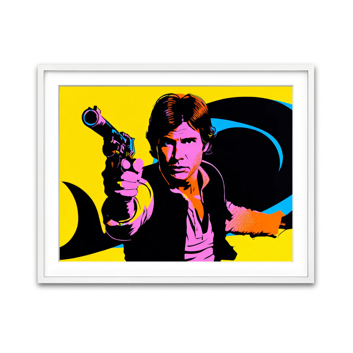 Framed Print 4x3 White