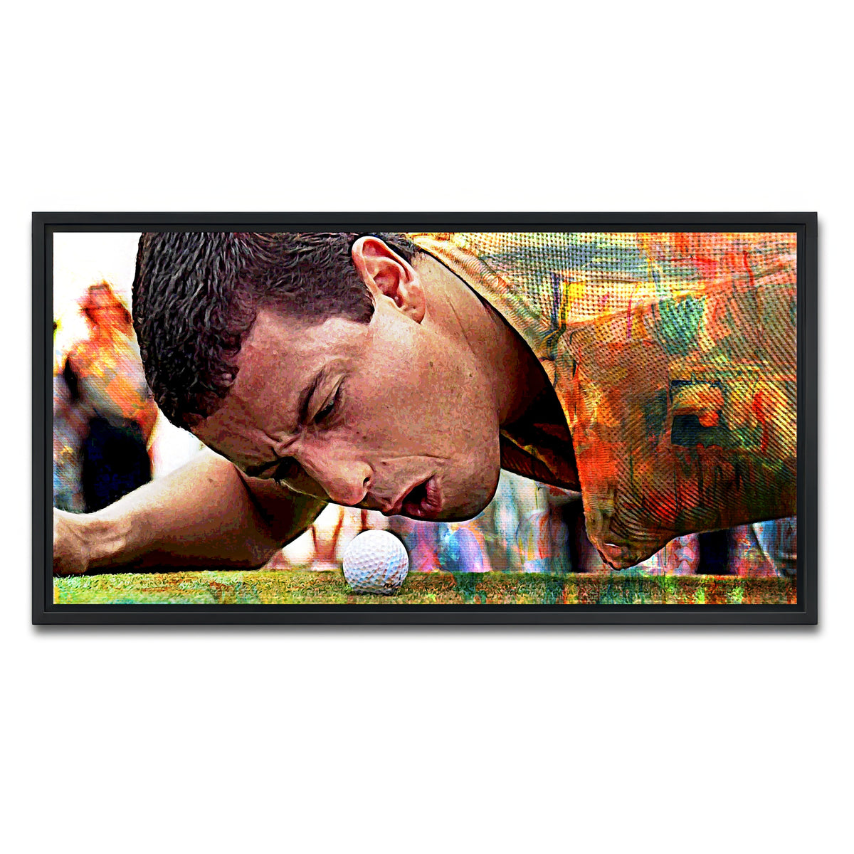 AUTO-MOCKUP WHITE | Happy Gilmore | 1 Piece | Black Frame | group=2x1