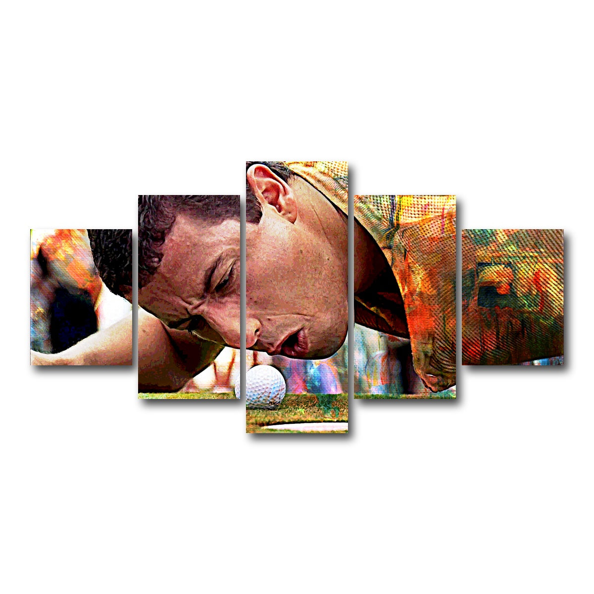 AUTO-MOCKUP WHITE | Happy Gilmore | 5 Piece | Gallery Wrapped | group=5_short