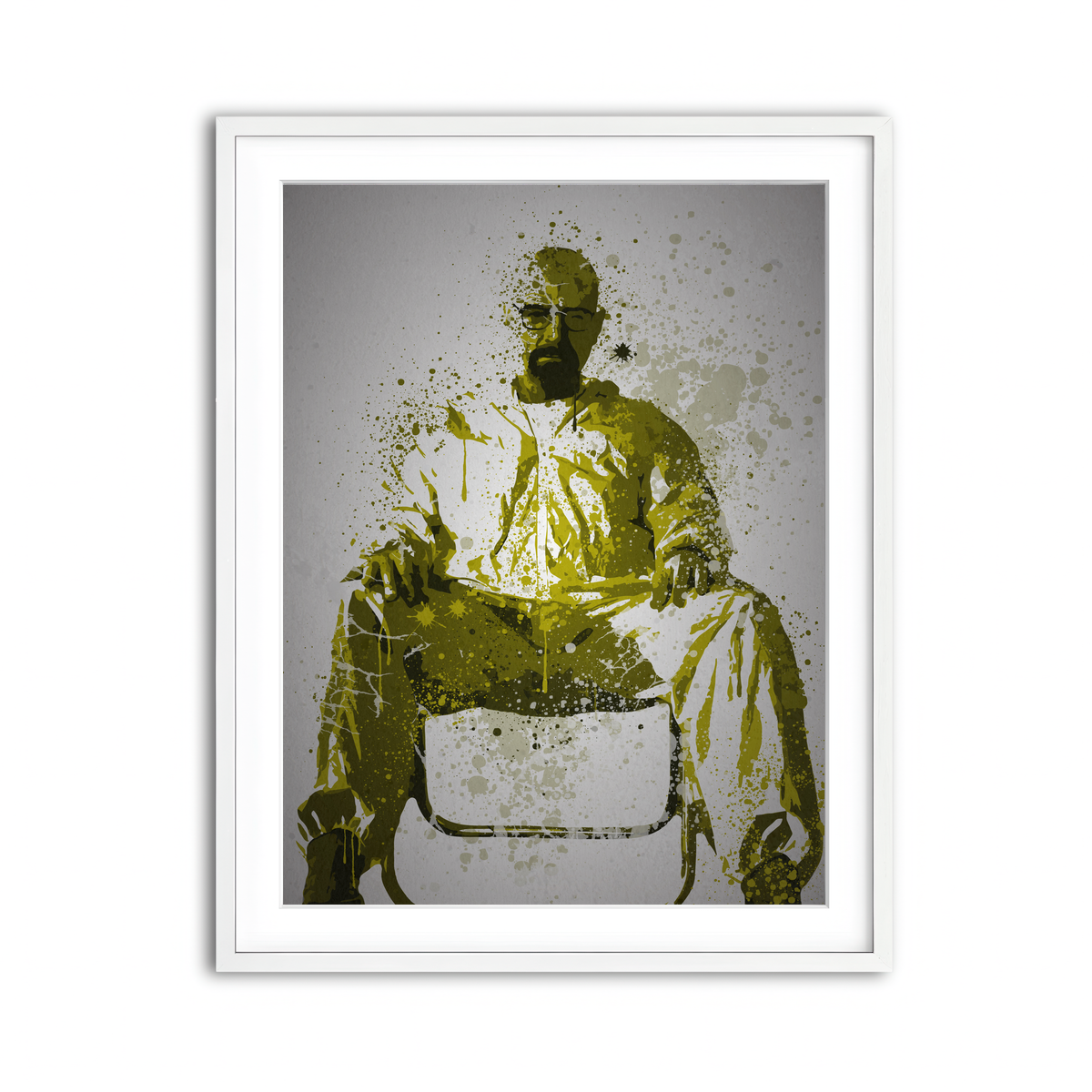 Framed Print 3x4 White