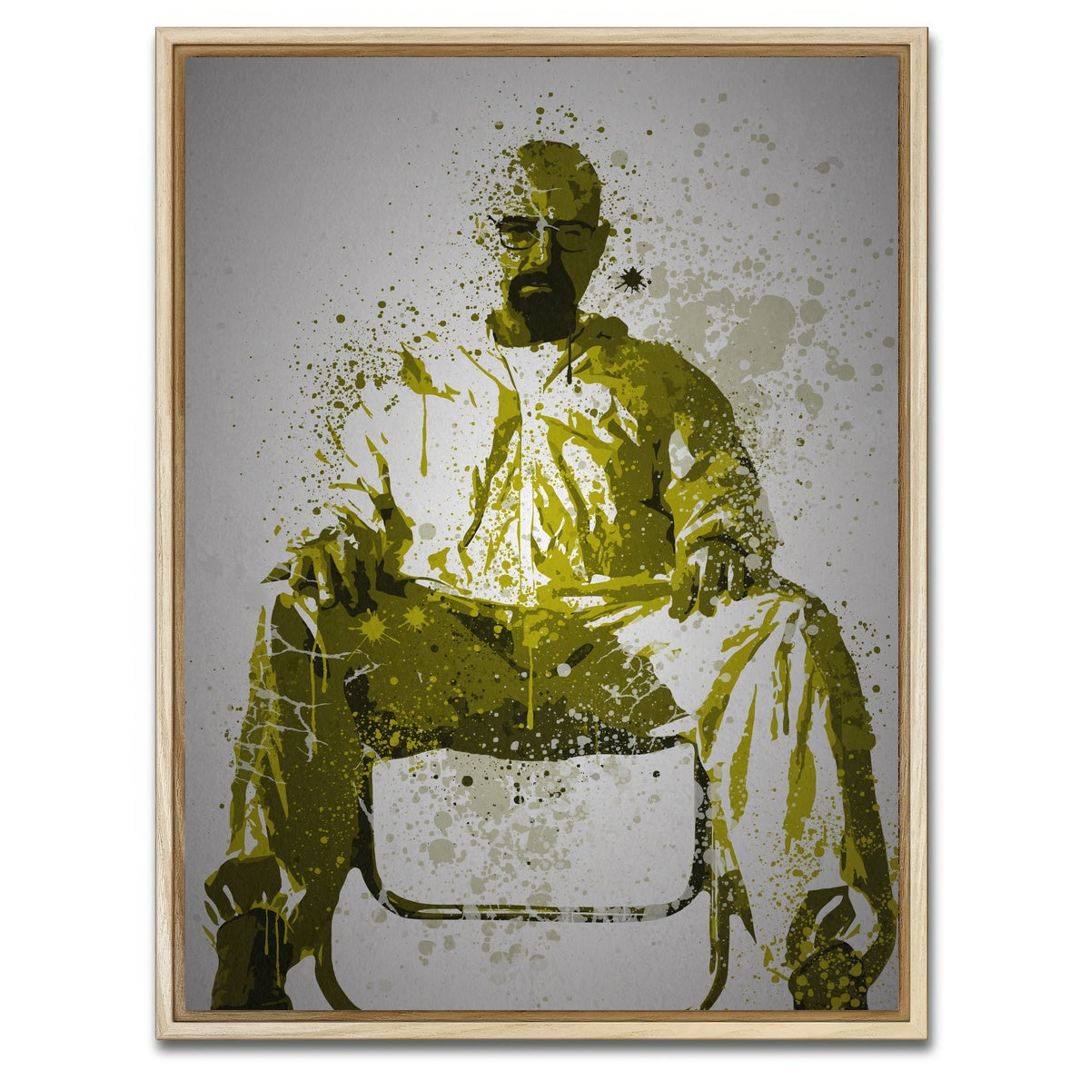 AUTO-MOCKUP WHITE | Heisenberg | 1 Piece | Natural Framed Canvas | group=3x4