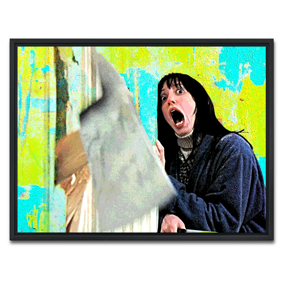 AUTO-MOCKUP WHITE | Here's Johnny | 1 Piece | Black Framed Canvas | group=4x3