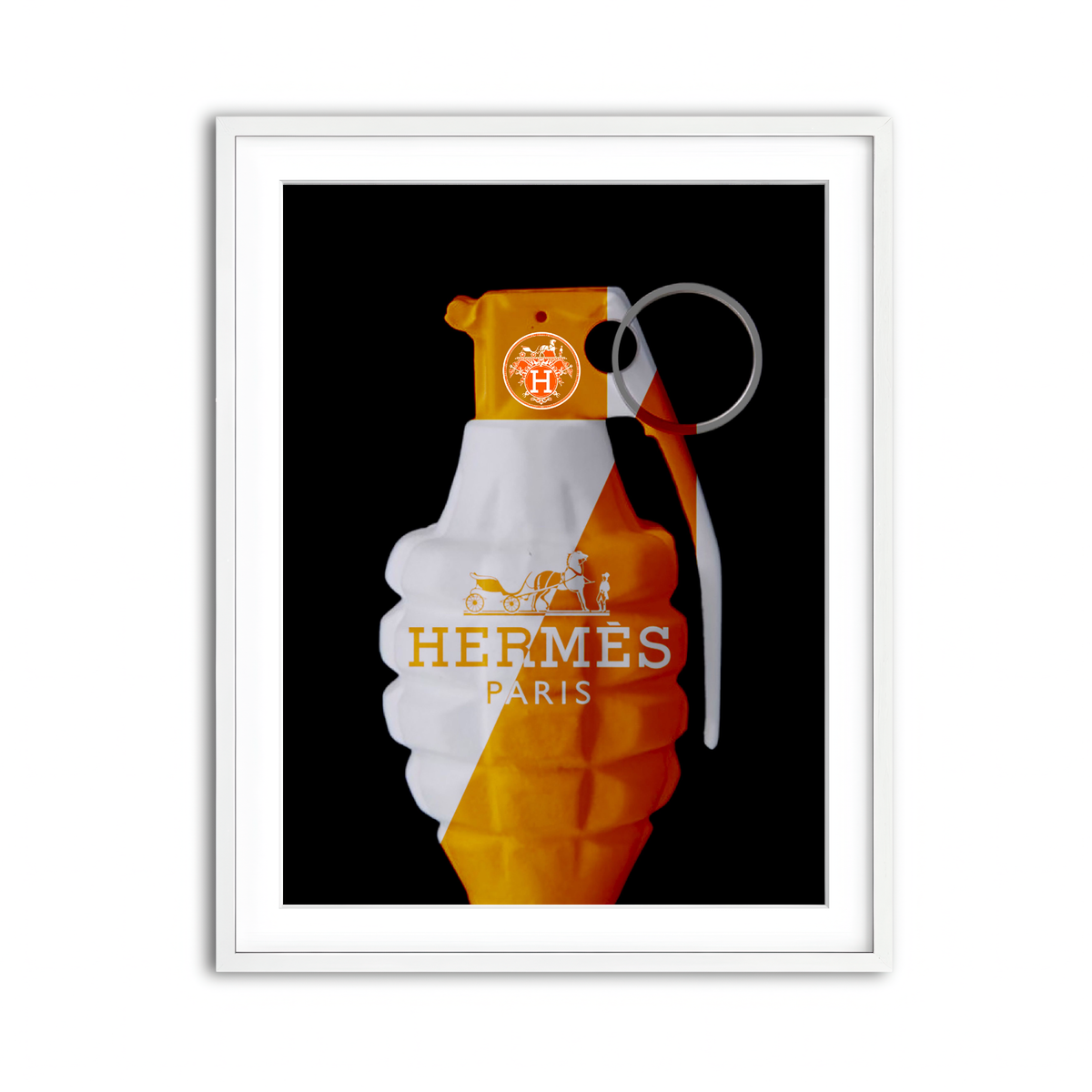 Framed Print 3x4 White