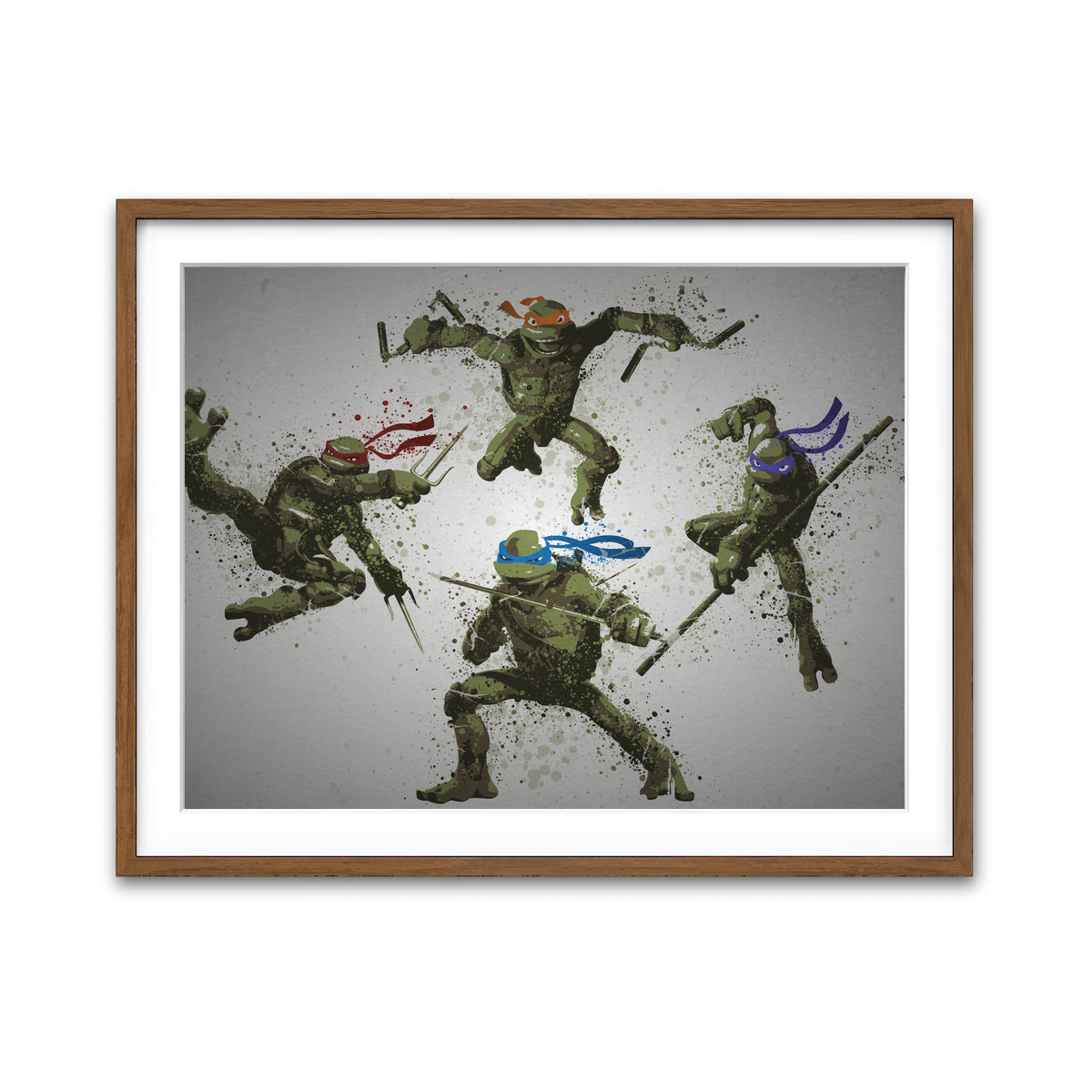 Framed Print 4x3 Walnut