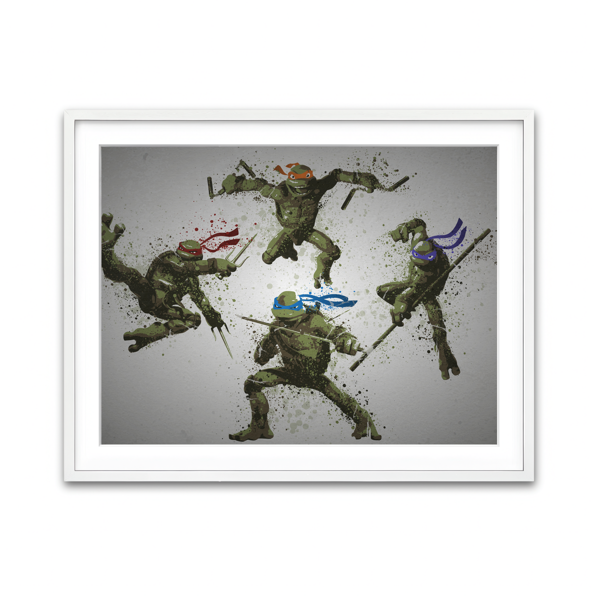 Framed Print 4x3 White