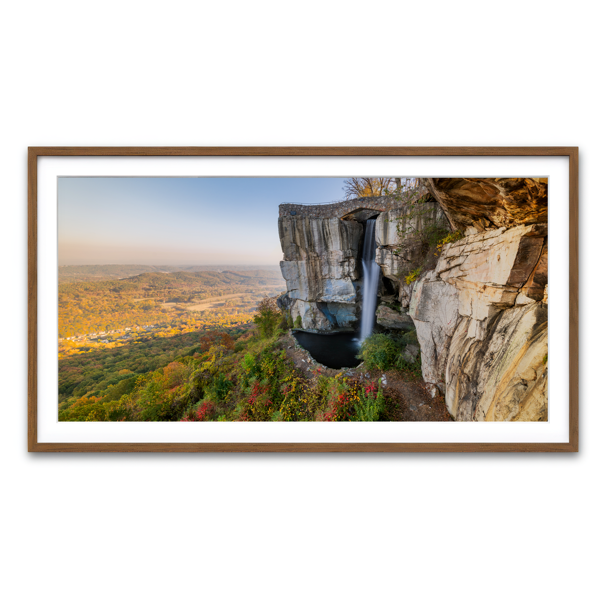 Framed Print 2x1 Walnut