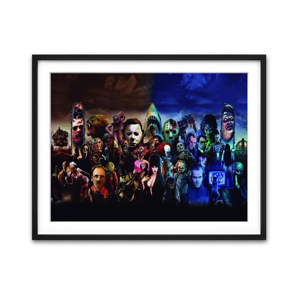 Framed Print 4x3 Black