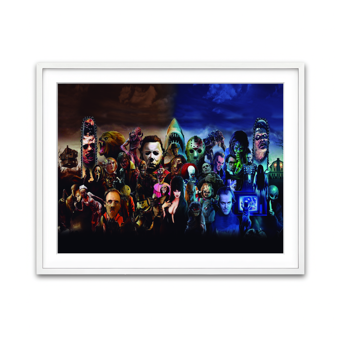 Framed Print 4x3 White
