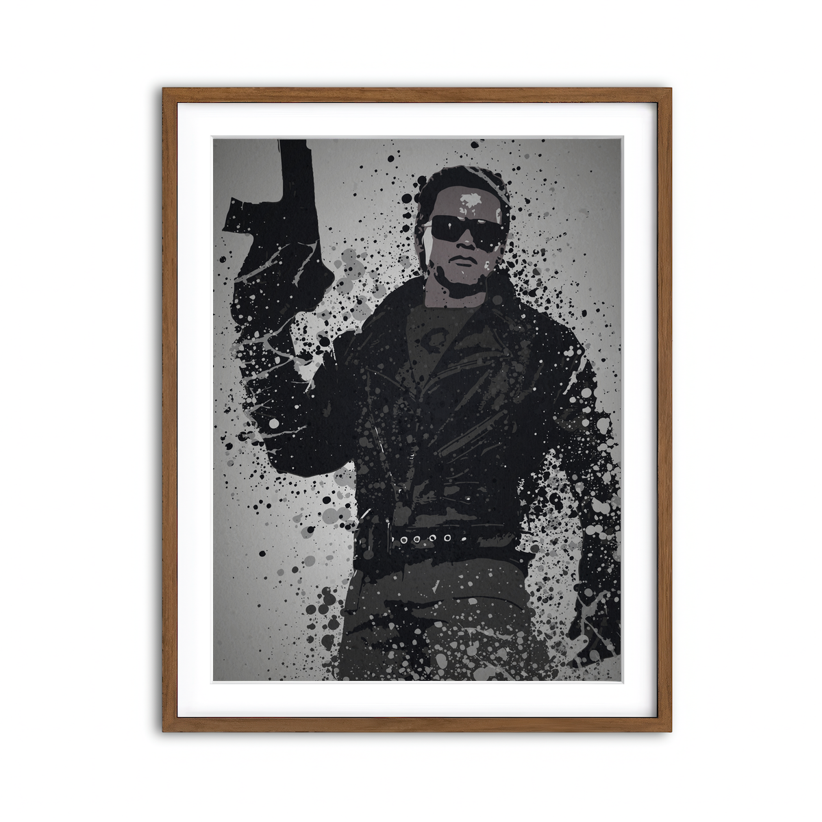 Framed Print 3x4 Walnut