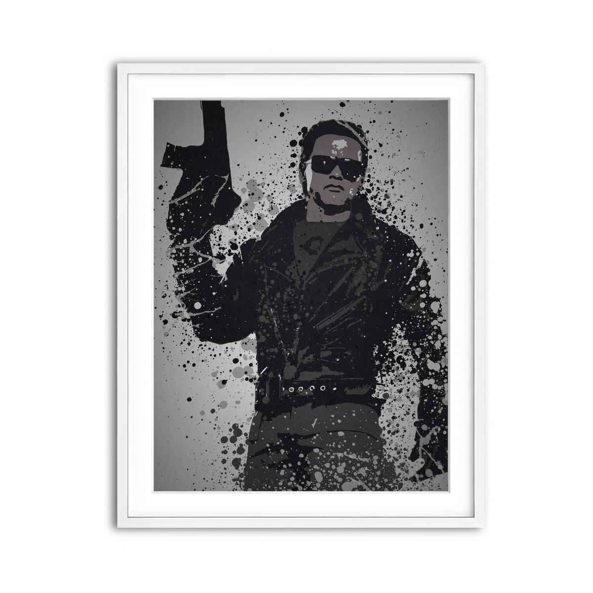 Framed Print 3x4 White