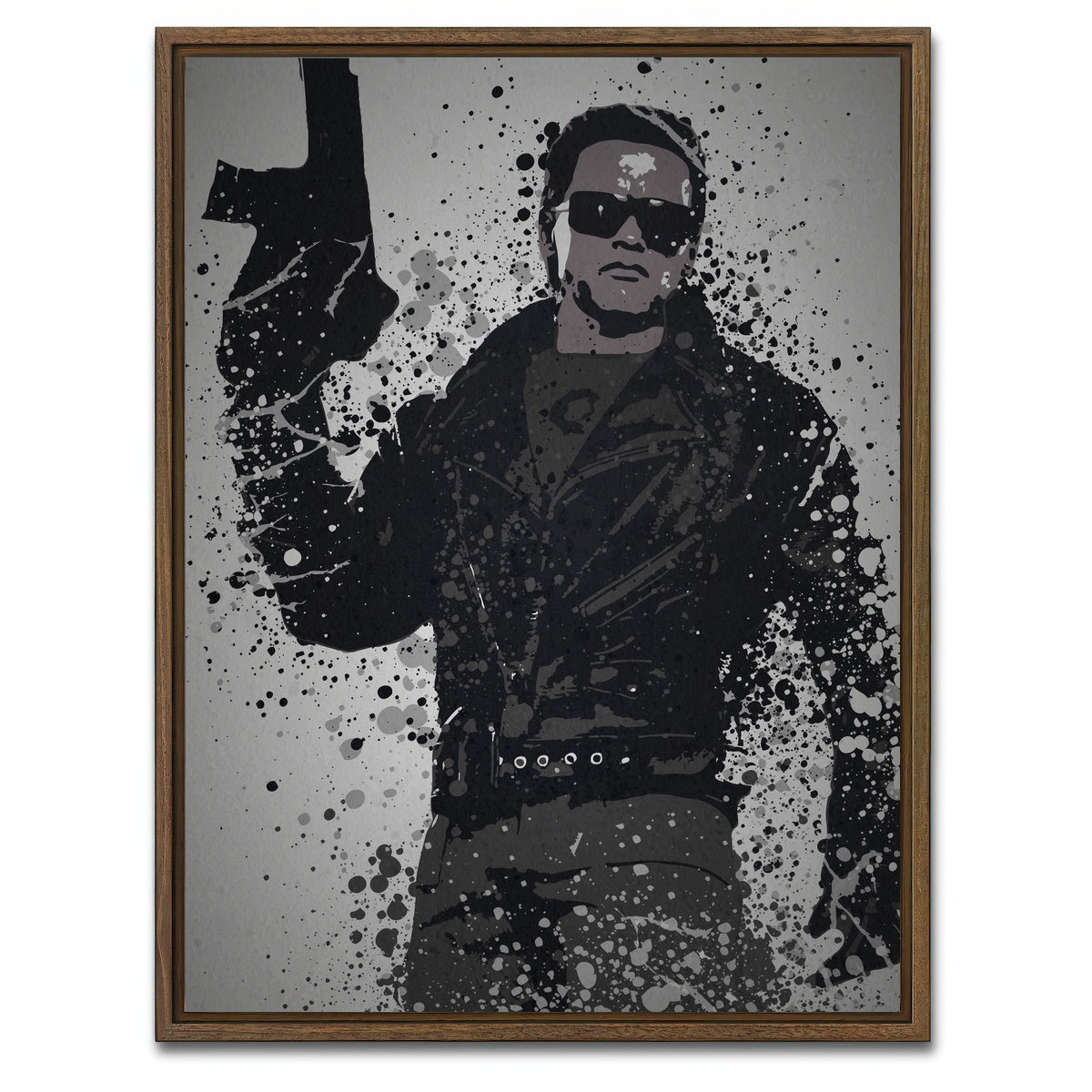 AUTO-MOCKUP WHITE | I'll Be Back | 1 Piece | Walnut Framed Canvas | group=3x4