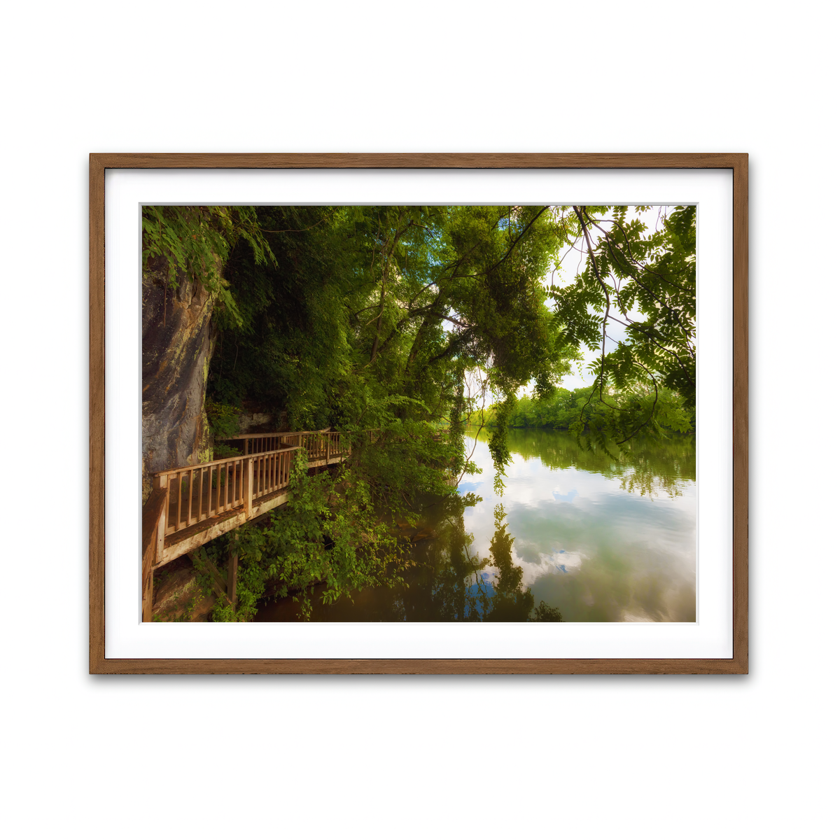 Framed Print 4x3 Walnut