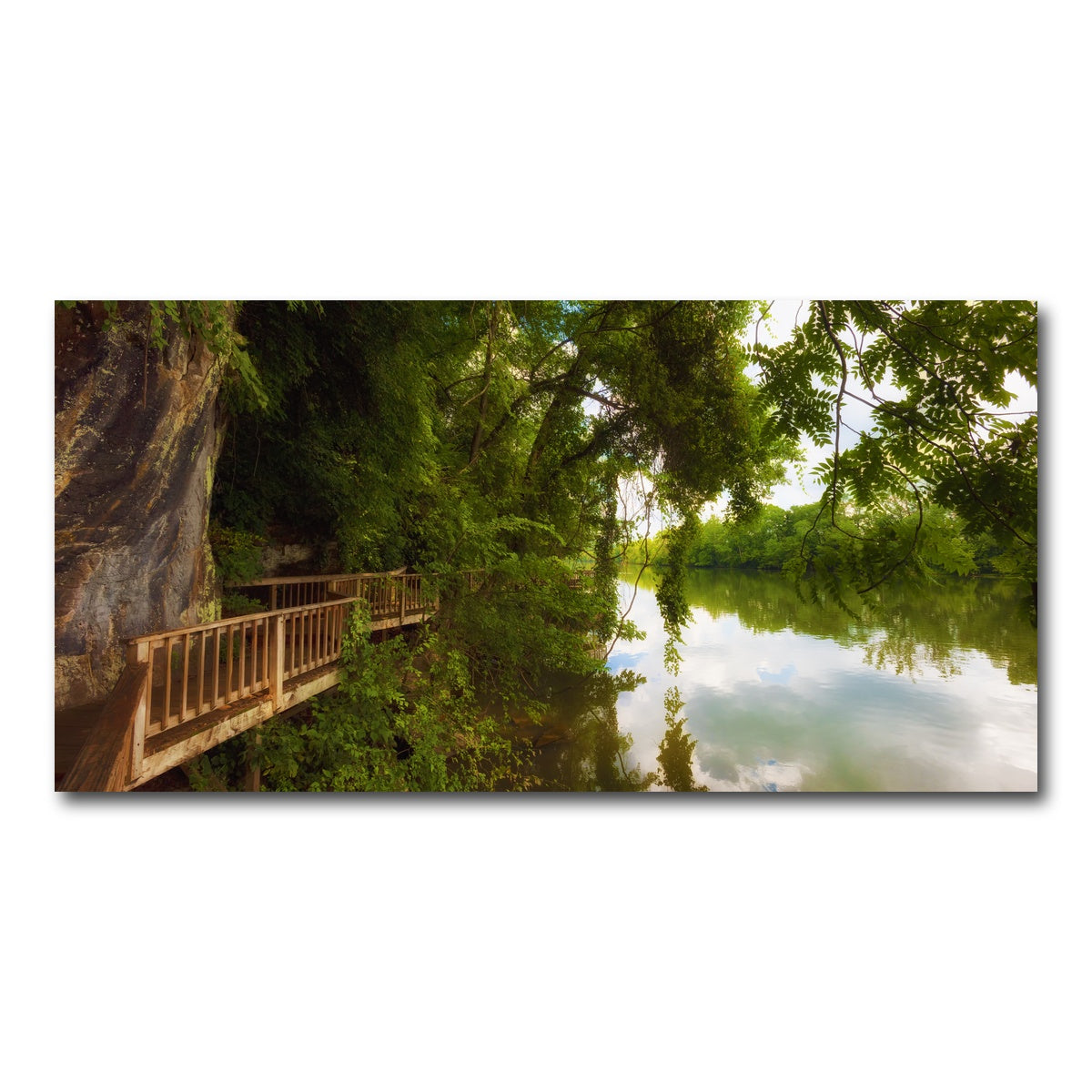 AUTO-MOCKUP WHITE | Ijam Nature Park Boardwalk | 1 Piece | Gallery Wrap Canvas | group=2x1