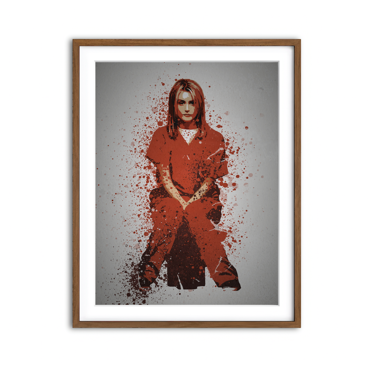 Framed Print 3x4 Walnut