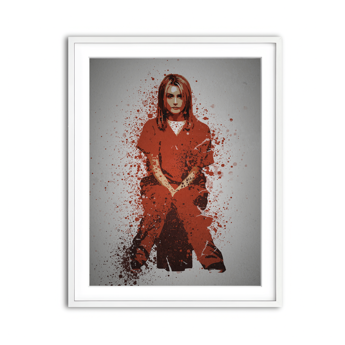 Framed Print 3x4 White