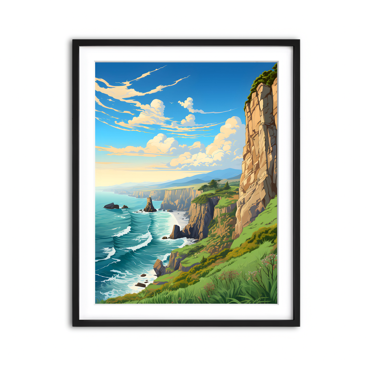 Framed Print 3x4 Black