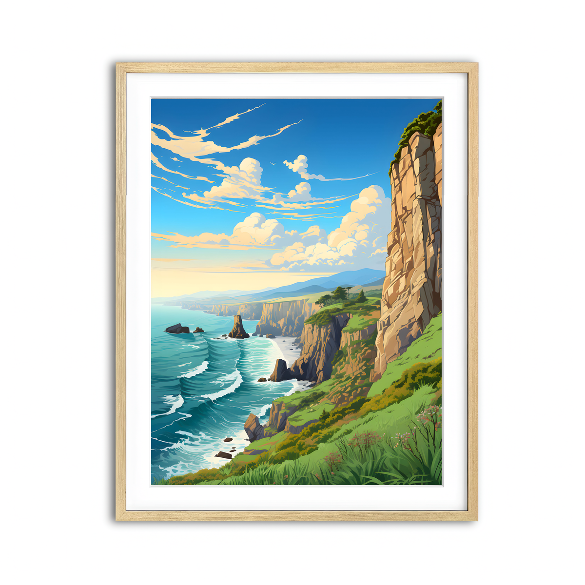 Framed Print 3x4 Natural