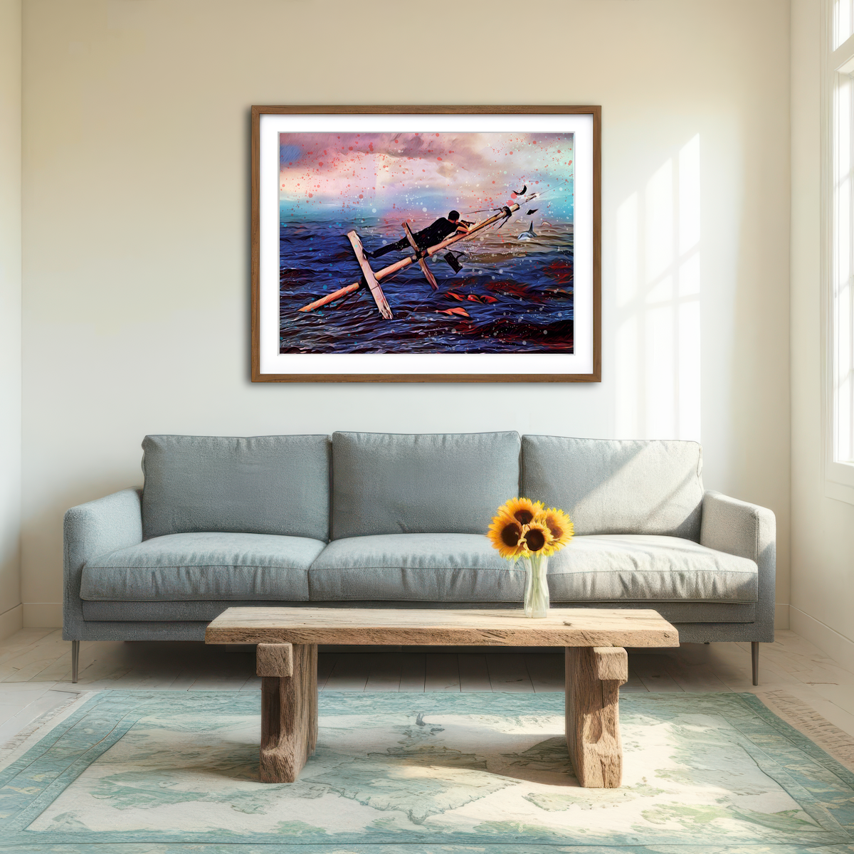 AUTO-MOCKUP ROOM | Jaws Wall Art