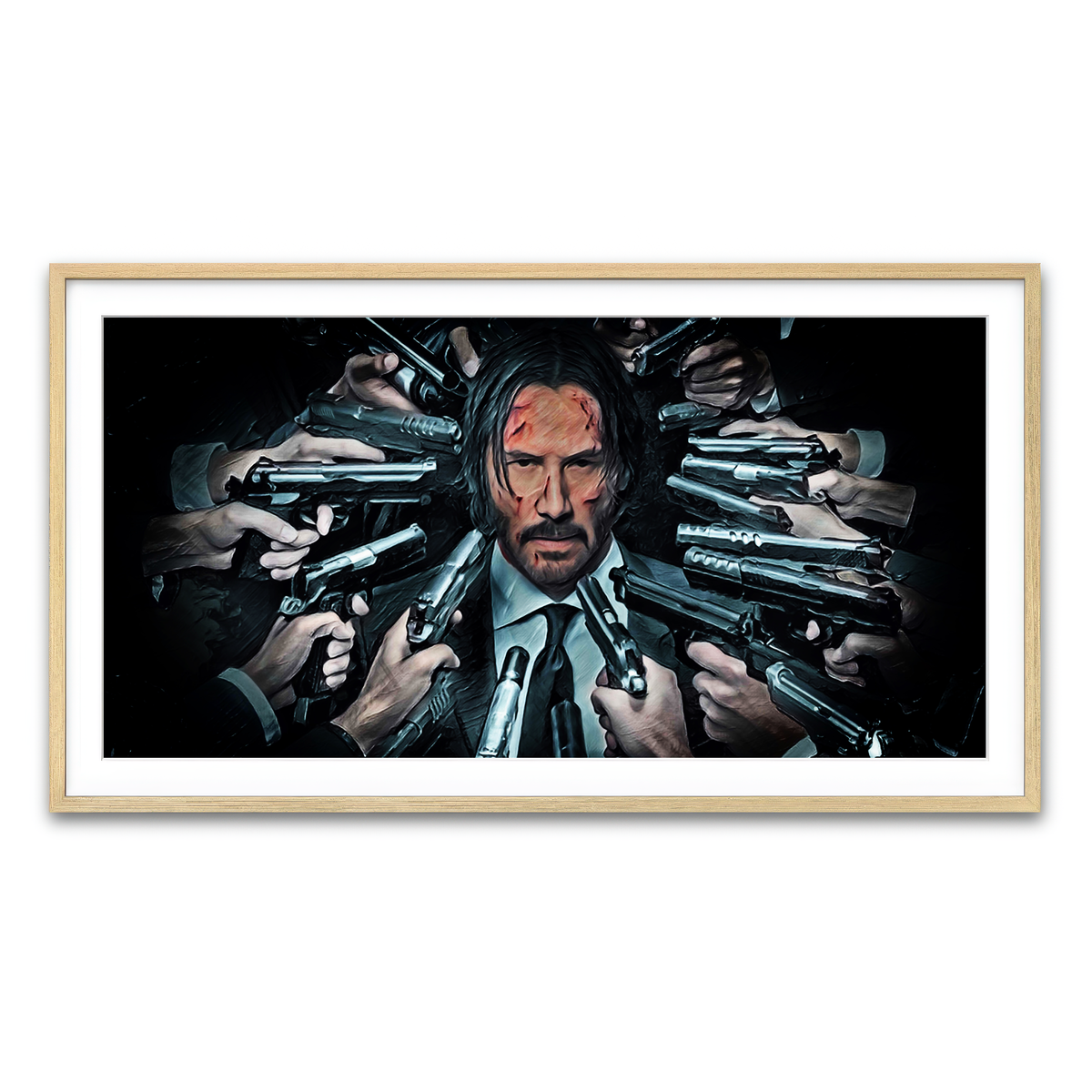 Framed Print 2x1 Natural