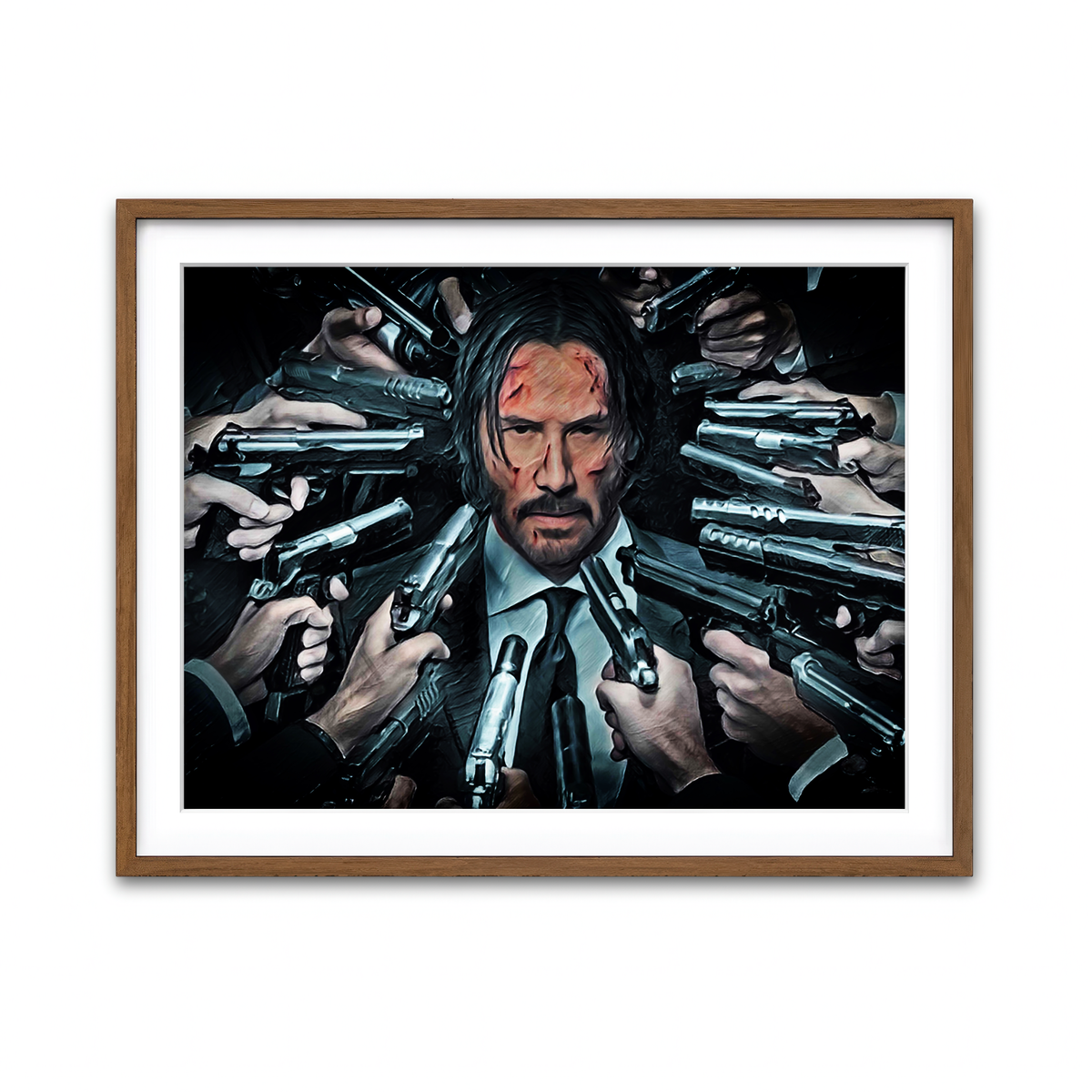 Framed Print 4x3 Walnut