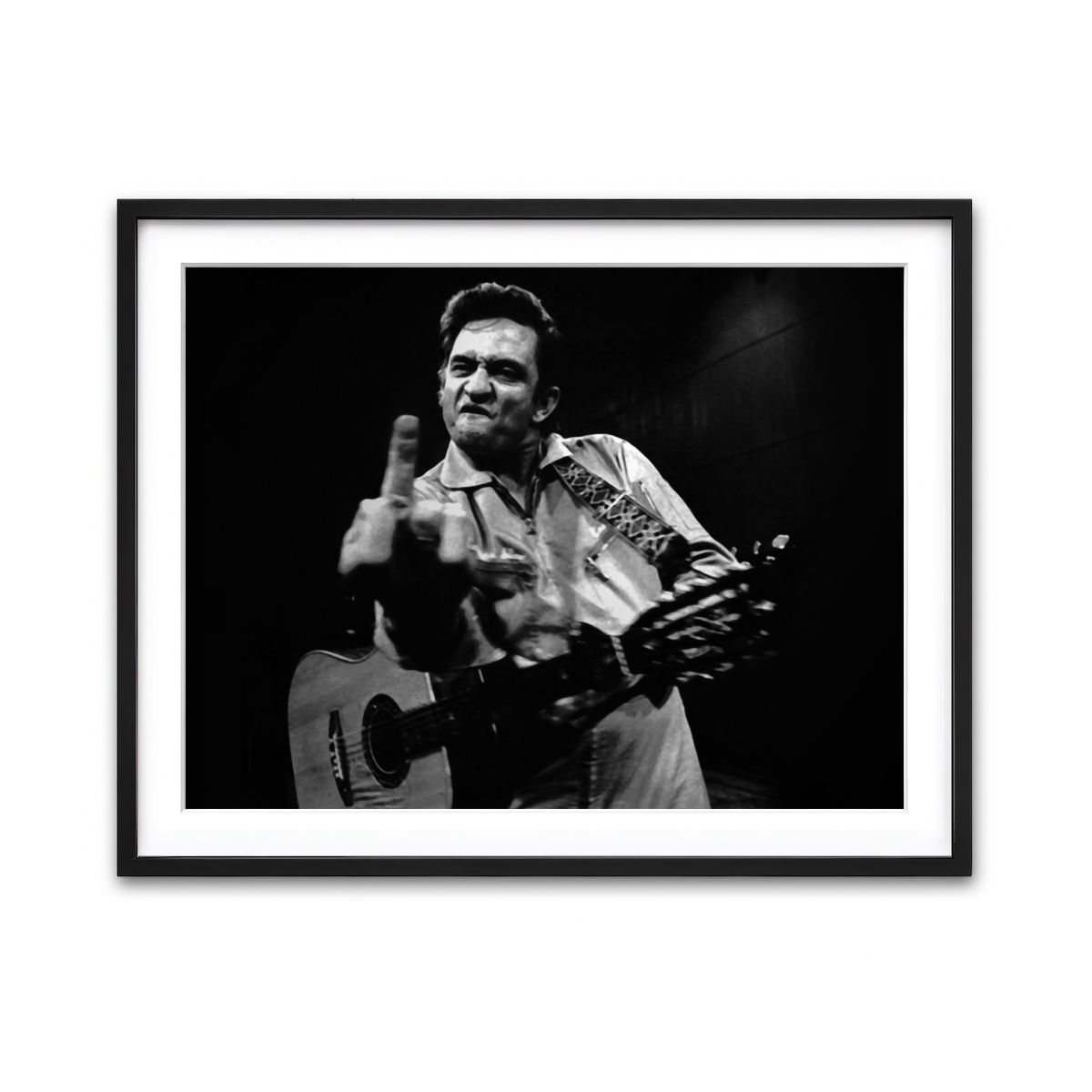 Framed Print 4x3 Black