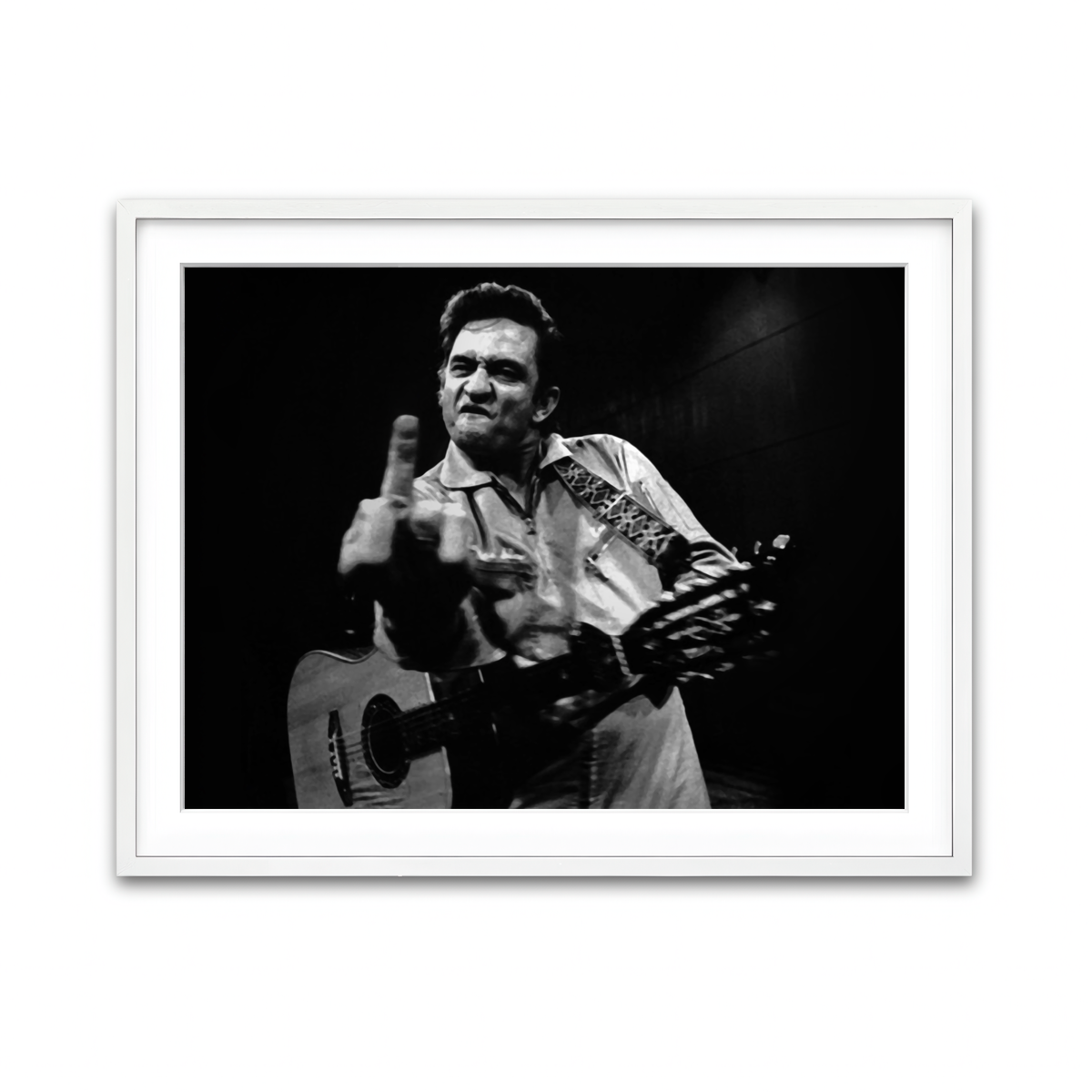 Framed Print 4x3 White