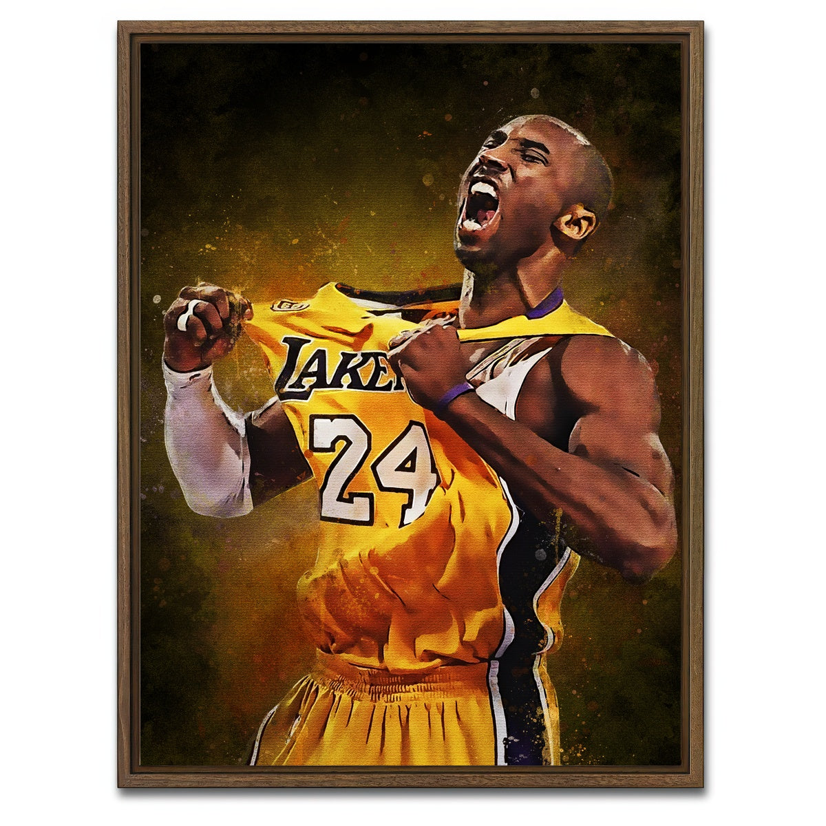 AUTO-MOCKUP WHITE | KB | 1 Piece | Walnut Framed Canvas | group=3x4